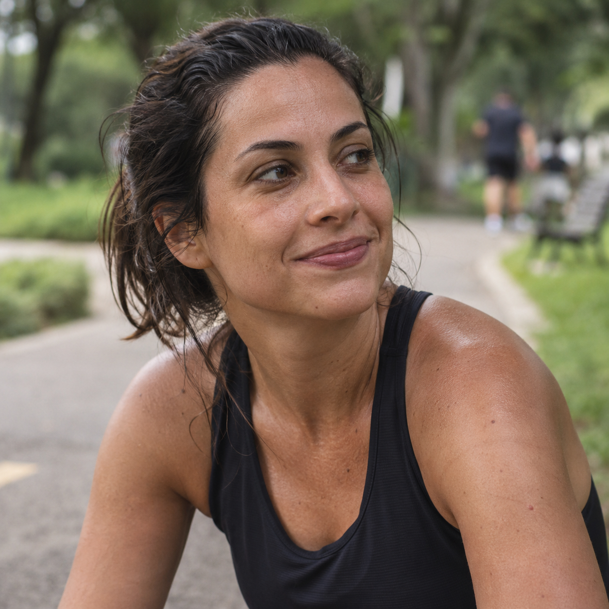 Marina, corredora da comunidade RuunAI